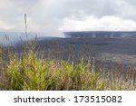 view of halemaumau crater in...