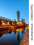 reflection of beetham tower the ...