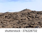 rocky landscape volcanic stones ...