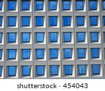 a row of identical windows
