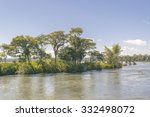 landscape of parana river and...