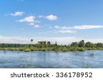 landscape of parana river and...