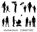  - stock-vector-family-silhouettes-118607182