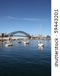 view of the sydney harbour...