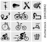 bicycles. isolated vector bike...