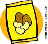 Potato Chip Bag Clip Art, Vector Potato Chip Bag - 220 Graphics