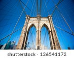 brooklyn bridge  new york city. ...