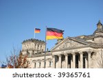 german parliament reichstag in...