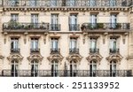 exterior facade of a parisian...
