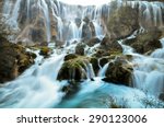 waterfall in jiuzhaigou...