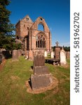 Small photo of Sweetheart Abbey, Dumfries and Galloway, Scotland is a ruined Cistercian monastery founded in 1273 by Lady Dervorgilla in memory of her husband John Balliol.