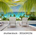 tropical vacation. seaview from ...