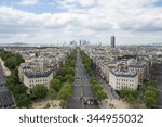 paris view from arc de triomphe....