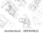 Small photo of architectural project, architectural plan, construction plan, architectural background