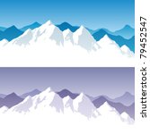 mountain range  background with ...