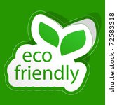 Eco Friendly Product Sticker Free Stock Photo - Public Domain Pictures