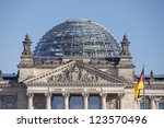 the roof of reichstag building...