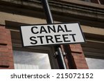 canal street sign  manchester ...