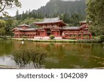 photo of the byodo in temple on ...