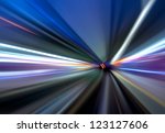 colorful abstract blurred speed ...