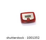 Red Pedometer