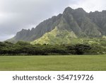 ko'olau mountains  oahu  hawaii
