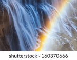 beautiful waterfall in...