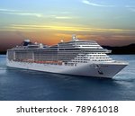 luxury cruise ship sailing from ...