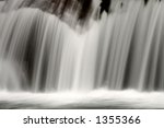 water curtain of a cascade