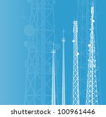 telecommunications tower  radio ...