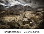 scottish highlands landscape....