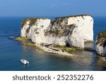 chalk rock formations old harry ...