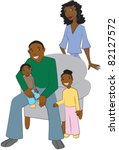 free clipart african american family - photo #10