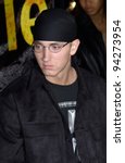 Small photo of Actor/rapper EMINEM at the world premiere of his new movie 8 Mile, in Los Angeles. 06NOV2002. Paul Smith / Featureflash