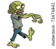 Zombie Walk Cartoon