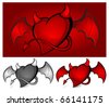 Heart+with+devil+horns+and+tail+tattoo
