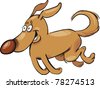 running dog illustration