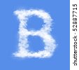 Clouds In Shape Of The Letter B Stock Photo 57869932 : Shutterstock