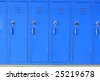 Empty school locker