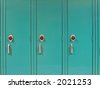 Empty school locker