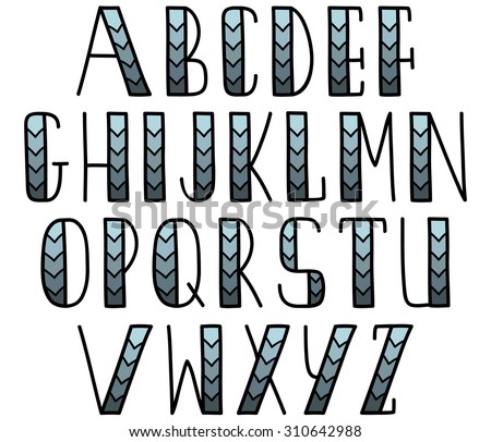 cute text letters