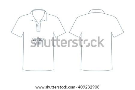 Download Mens Vector Polo Shirt Silhouette Boys Stock Vector ...