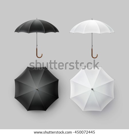 Download Open Double Umbrella Mockup Front View Free Mockups