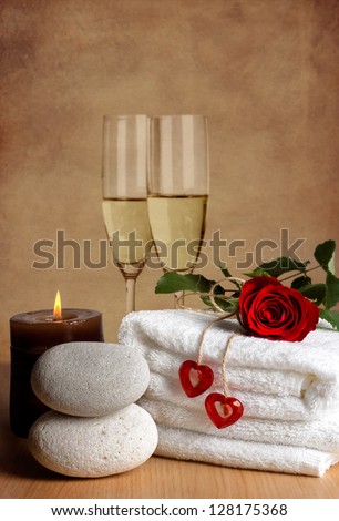 romantic spa decoration candles spa stones stock photo 128175368 romantic spa decoration candles spa stones stock photo 128175368