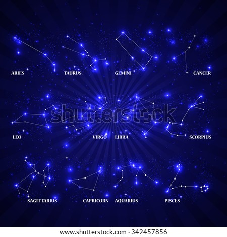Constellations Southern Hemisphere Stock Illustration 5505922 ...
