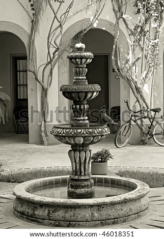 logo food vintage Photo 96292298 Stock Shutterstock   Fountain Courtyard