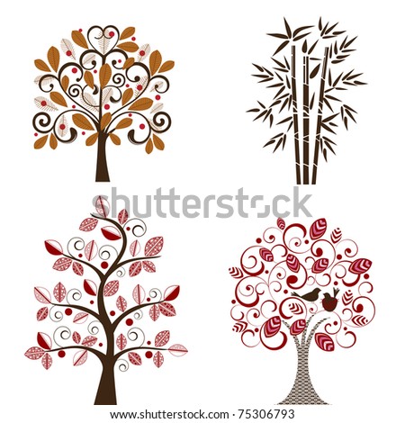 tree decals set 1