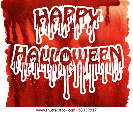 Halloween Splash Alphabetset Various Blood Paint Stock Vector 490321504 ...