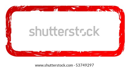 Blank Red Business Stamp Seal Isolated Stock Illustration 65559508