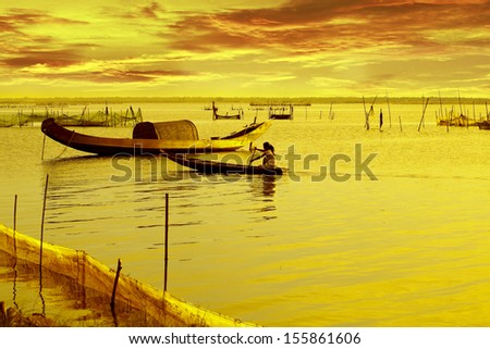 Cau Hai lagoon (Thua Thien Hue, Vietnam)